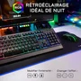 The G-Lab Combo Tungsten - Pack Gamer 2 en 1 avec Clavier et Souris Sans Fil RGB, Autonomie 30h, Souris 2400 DPI