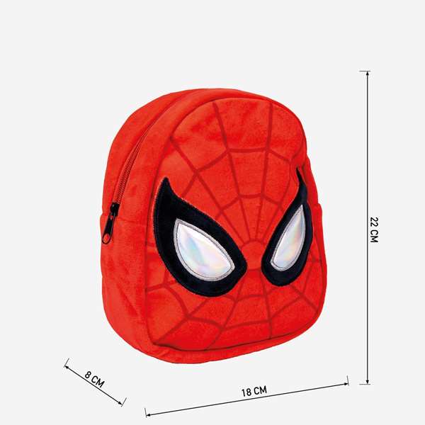 Cerdá Mochila Guarderia Peluche Spiderman Sac à Dos Crèche 18 x 22 x 8 cm pour Enfant à Partir de 3 Ans Cerdá Mochila Guarderia Peluche Spiderman Sac à Dos Crèche 18 x 22 x 8 cm pour Enfant à Partir de 3 Ans