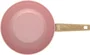 Arthur Martin AM4944 - Wok en aluminium à revêtement céramique antiadhésif Ø 28 cm - Compatible tous feux dont induction - Rose