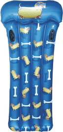 Creaciones Llopis Matelas de piscine Chien saucisse avec poignées 189 cm