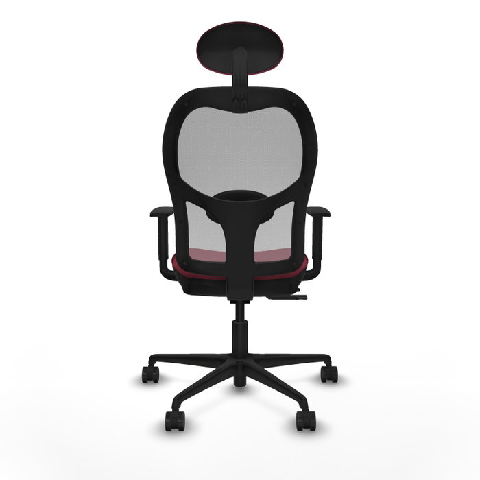 Piqueras y Crespo Chaise de Bureau Jorquera Granate et Gris