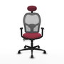Piqueras y Crespo Chaise de Bureau Jorquera Granate et Gris