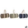 Home ESPRIT Sac-à-main Femme Loft Marron Vert Blue marine (3 Unités)
