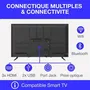 Continental Edison CELED43SVQLD25B6 - TV QLED 43" (109 cm) - UHD 4K Smart VIDAA - 3xHDMI, 2xUSB, Wi-Fi, Bluetooth