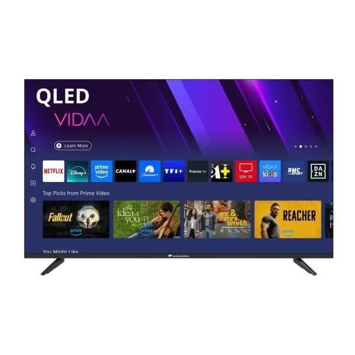Continental Edison CELED43SVQLD25B6 - TV QLED 43" (109 cm) - UHD 4K Smart VIDAA - 3xHDMI, 2xUSB, Wi-Fi, Bluetooth Continental Edison CELED43SVQLD25B6 - TV QLED 43" (109 cm) - UHD 4K Smart VIDAA - 3xHDMI, 2xUSB, Wi-Fi, Bluetooth