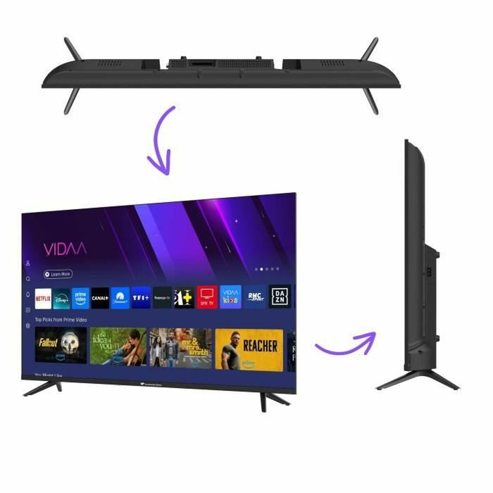 Continental Edison CELED43SVQLD25B6 Smart TV QLED 43'' UHD 4K Continental Edison CELED43SVQLD25B6 Smart TV QLED 43'' UHD 4K