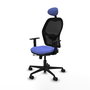 Piqueras Y Crespo Chaise de bureau Jorquera, Bleu clair et Noir, Sincro/Traslack