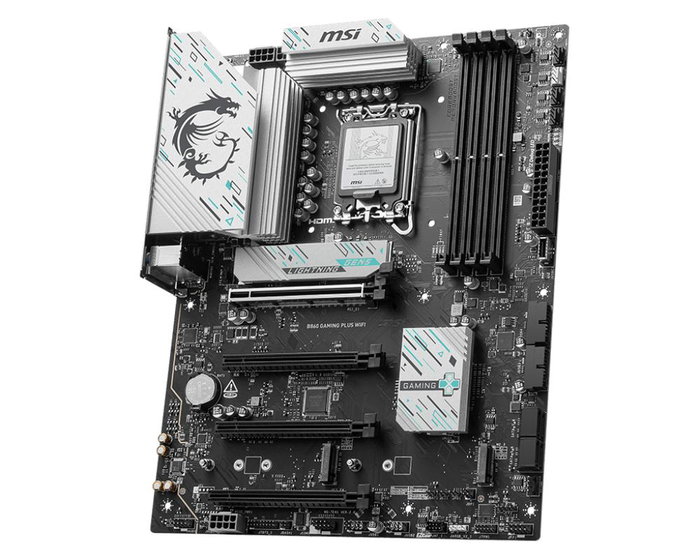 MSI B860 Gaming Plus, Carte mère ATX Socket LGA 1851, Intel B860, DDR5, PCIe 5.0, Wi-Fi 7, LAN 5Gbps