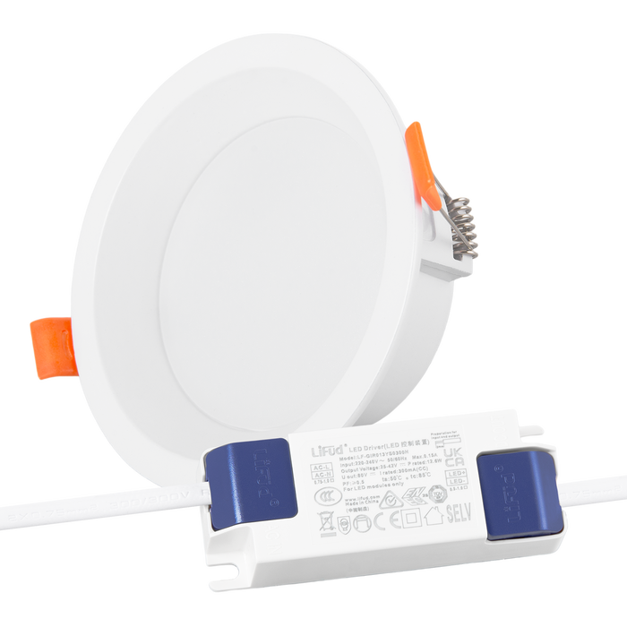 Philips Downlight LED 12W 6000K Driver Lifud sans scintillement Philips Downlight LED 12W 6000K Driver Lifud sans scintillement