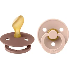 Bibs Sucette bébé Blush Woodchuck Taille 2 - Pack de 2