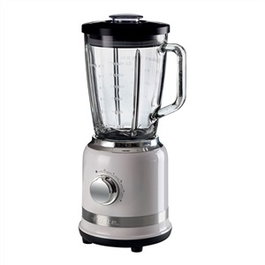 Ariete 585/01 Blender de cuisine moderne avec bol en verre 1,5 L, 4 vitesses et fonction pulse, blanc