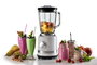 Ariete 585/01 Blender de cuisine moderne avec bol en verre 1,5 L, 4 vitesses et fonction pulse, blanc