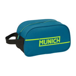 Nécessaire de Voyage Munich Land Noir Vert 26 x 15 x 12 cm