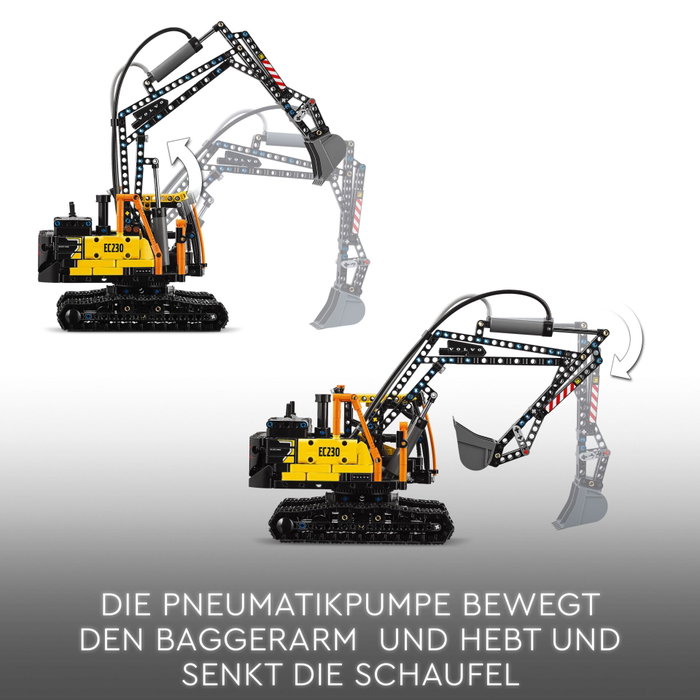LEGO Technic 42175 Volvo FMX Truck & EC230 Electric Excavator avec station de recharge