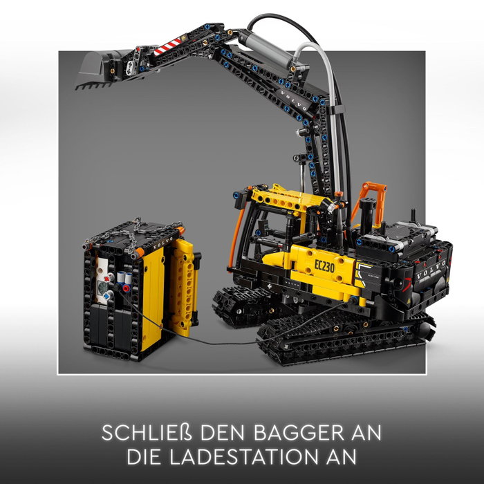 LEGO Technic 42175 Volvo FMX Truck & EC230 Electric Excavator avec station de recharge