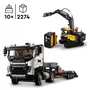 Lego Set LEGO Technic 42175 - Camion de chantier Volvo FMX avec pelleteuse électrique EC230 et borne de recharge pour enfants