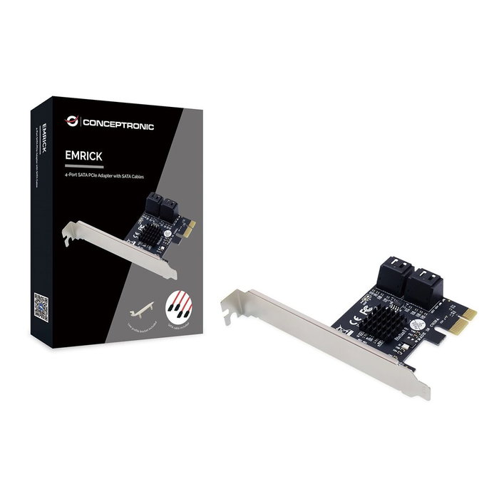 Conceptronic EMRICK03G Carte contrôleur 4 ports SATA 3.0 PCIe