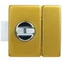 ABUS - VD6 Exclusiv - Verrou a bouton et cylindre 45 mm - Pour porte a recouvrement, coffre inclus, 5 cles reversibles, cales de gache
