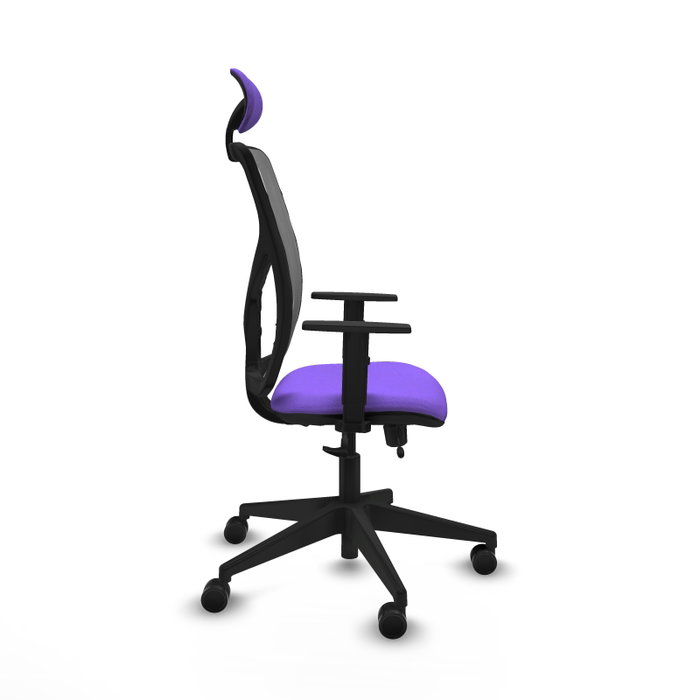 Piqueras Y Crespo Motilla - Chaise de bureau avec mécanisme Synchro/Traslack, Lila et Gris Piqueras Y Crespo Motilla - Chaise de bureau avec mécanisme Synchro/Traslack, Lila et Gris