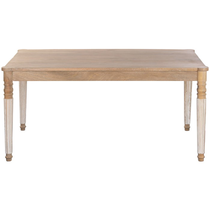 Home ESPRIT Table de Salle à Manger Marron Bois de manguier 160 x 90 x 76 cm