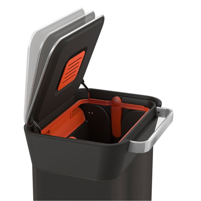 Joseph Joseph Titan 30L Black Trash Compactor Joseph Joseph Titan 30L Black Trash Compactor