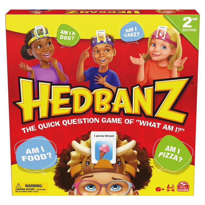 Spin Master Jeu de société Hedbanz Family Refresh - Jeu d'énigmes et de devinettes rapide - Recommandé à partir de 6 ans - Réf. 6070481 Spin Master Jeu de société Hedbanz Family Refresh - Jeu d'énigmes et de devinettes rapide - Recommandé à partir de 6 ans - Réf. 6070481