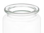 VIVALTO Tarro rond lisse avec couvercle en verre 250ml
