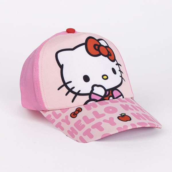 Cerdá Toalla avec saquet et bonnet Hello Kitty 33x27x7 cm Serviette de bain enfant licence