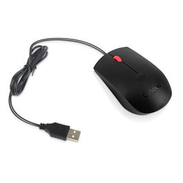 Lenovo Souris USB biométrique avec capteur d'empreinte - 1600 DPI - Design ambidextre