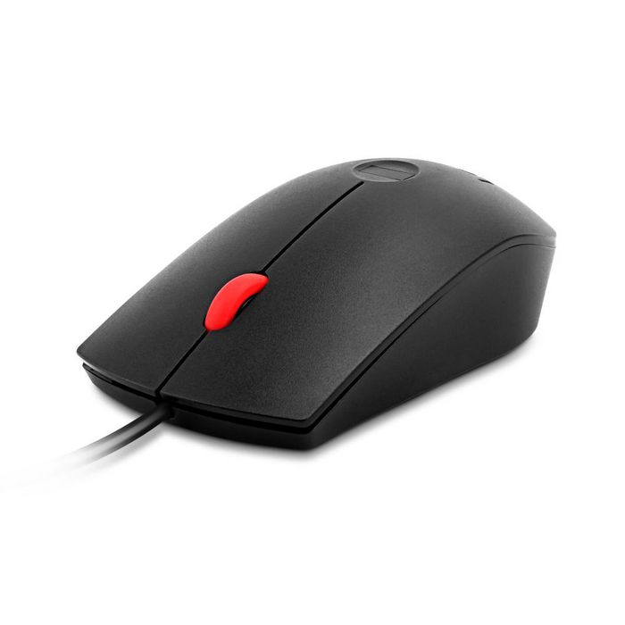 Lenovo Souris USB biométrique avec capteur d'empreinte - 1600 DPI - Design ambidextre