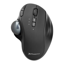 Phoenix Technologies Souris Sans Fil Ergonomique avec Trackball Ergo T1 - Bluetooth + 2.4GHz, 7 Boutons, DPI Réglable, Batterie Rechargeable