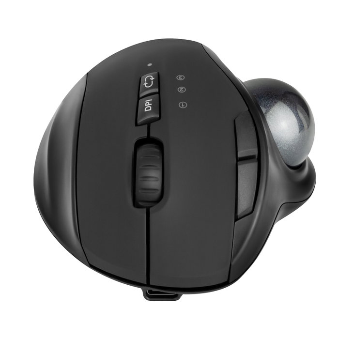 Phoenix Technologies Souris Sans Fil Ergonomique avec Trackball Ergo T1 - Bluetooth + 2.4GHz, 7 Boutons, DPI Réglable, Batterie Rechargeable
