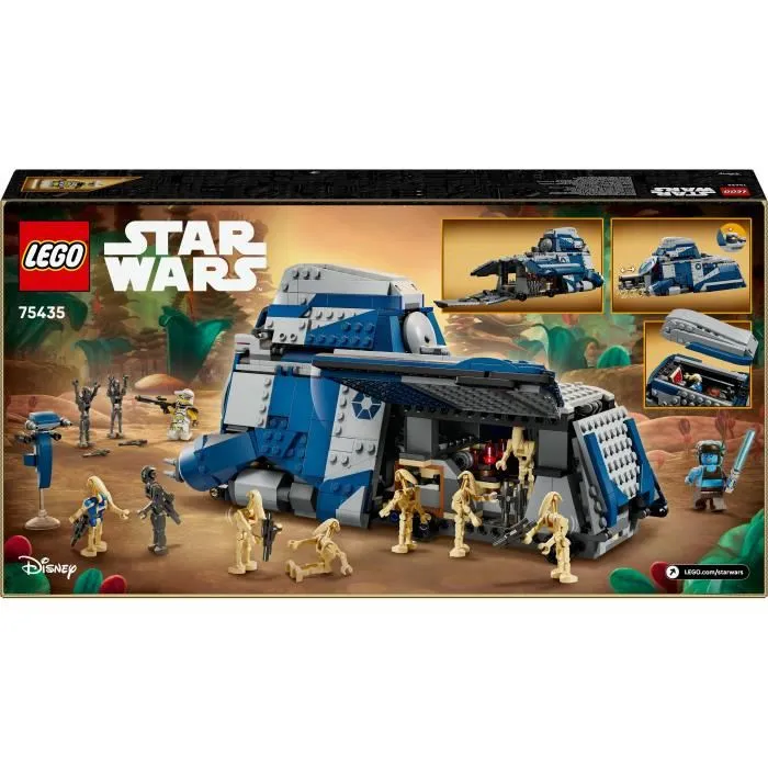 LEGO Star Wars 75435 Jeu de Construction MTT des Séparatistes de la Bataille de Felucia, 976 Pièces avec Minifigurines
