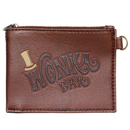 KARACTERMANIA Porte-monnaie Wonka Bar - Thème Charlie et la chocolaterie de chocolat - 9 x 11,5 x 1 cm - Un compartiment avec fermeture à glissière - Doublure intérieure