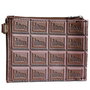 KARACTERMANIA Porte-monnaie Wonka Bar - Thème Charlie et la chocolaterie de chocolat - 9 x 11,5 x 1 cm - Un compartiment avec fermeture à glissière - Doublure intérieure
