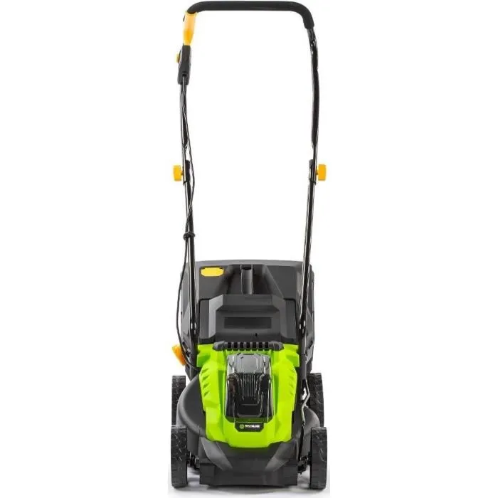 Fieldmann FZR 70330-0 Tondeuse à gazon sans fil 33 cm 2x20V - Bac 30L - 5 hauteurs coupe 30-75 mm - Surface jusqu'à 350 m² - Machine seule
