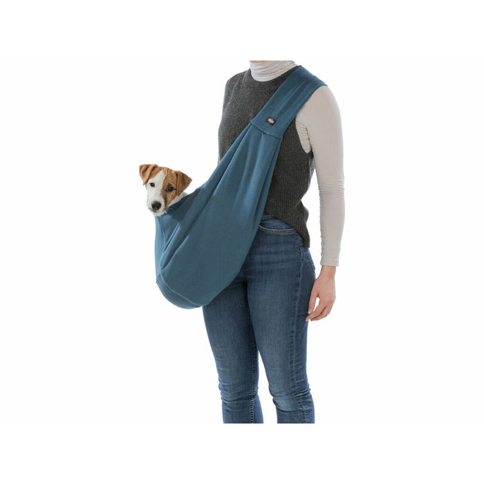 Sac en bandoulière pour animaux de compagnie Trixie Soft Bleu Gris clair 22 × 20 × 60 CM Sac en bandoulière pour animaux de compagnie Trixie Soft Bleu Gris clair 22 × 20 × 60 CM
