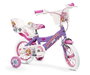 Toimsa Bicicleta fille Paw Patrol 12" (3 à 5 ans) - Vélo pour enfant avec roues de 12 pouces - Violet