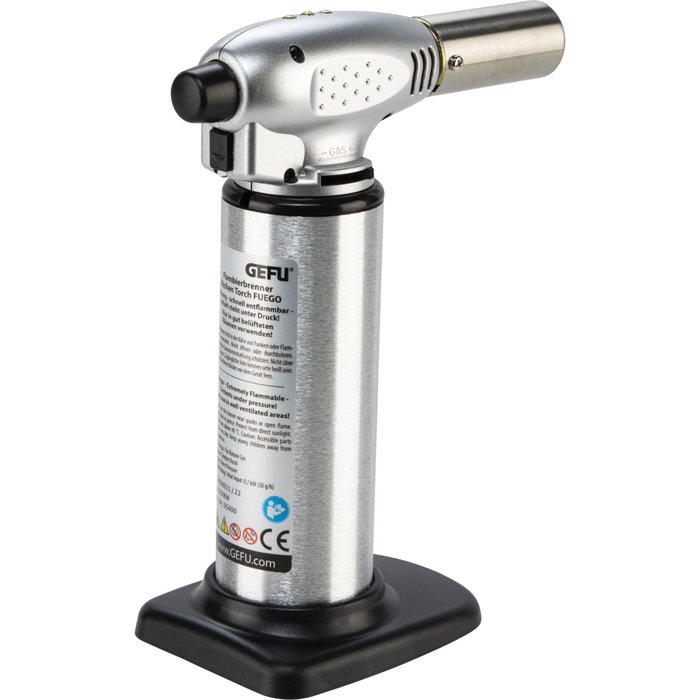 Gefu Chalumeau de Cuisine G-35400 Noir Acier Gefu Chalumeau de Cuisine G-35400 Noir Acier