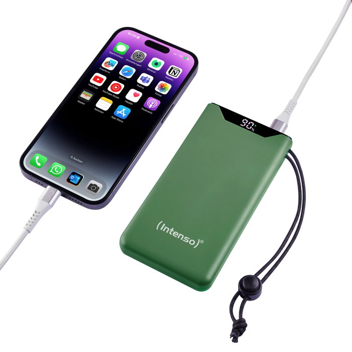 Intenso F10000 Powerbank 10000 mAh Vert