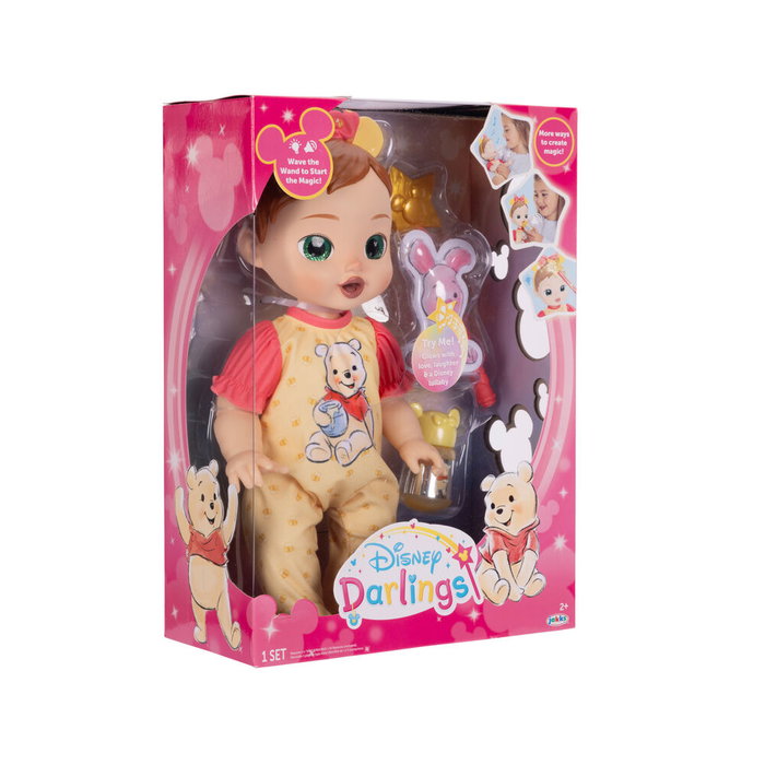 JAKKS PACIFIC Muñeca interactiva Winnie The Pooh Disney Darlings 30cm