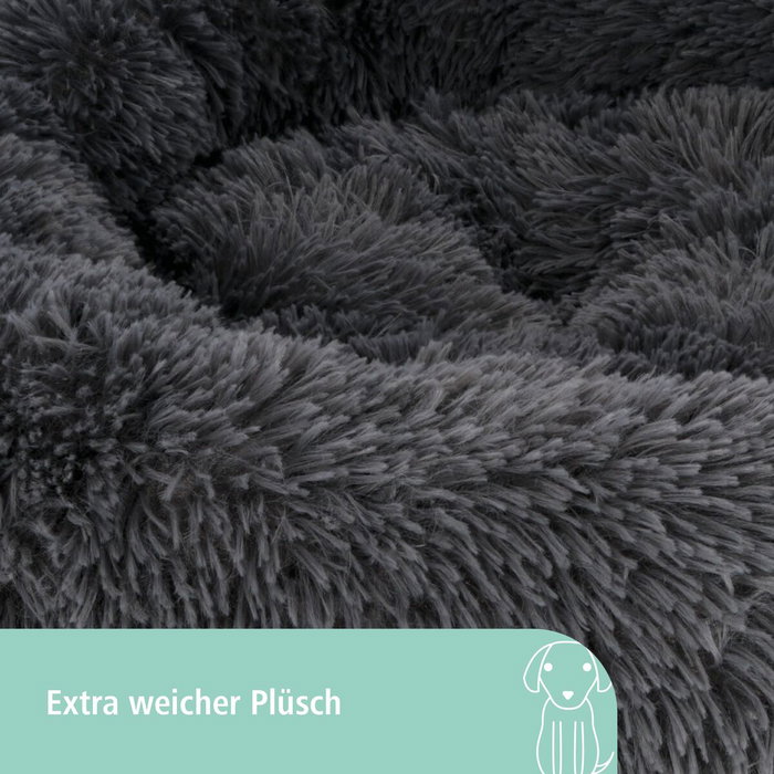 Kerbl Corbeille Fluffy Gris Ø76 x 19 cm Kerbl Corbeille Fluffy Gris Ø76 x 19 cm