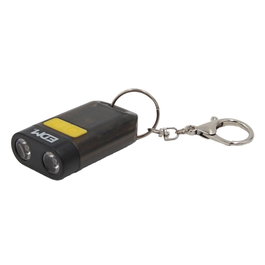 Edm Lampe torche porte-clés LED USB-C 5 modes lumière blanche rouge UV, batterie lithium 250mAh, avec aimant et clip