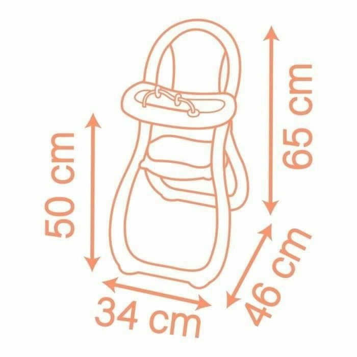 Smoby Baby Nurse Chaise haute Rose Smoby Baby Nurse Chaise haute Rose