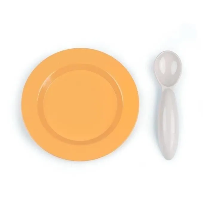 Smoby Chaise haute pour poupon Baby Nurse - Imite les parents avec cuillère et assiette - Fabrication française - Dès 18 mois