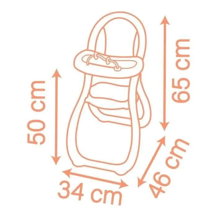 Smoby Chaise haute pour poupon Baby Nurse - Imite les parents avec cuillère et assiette - Fabrication française - Dès 18 mois