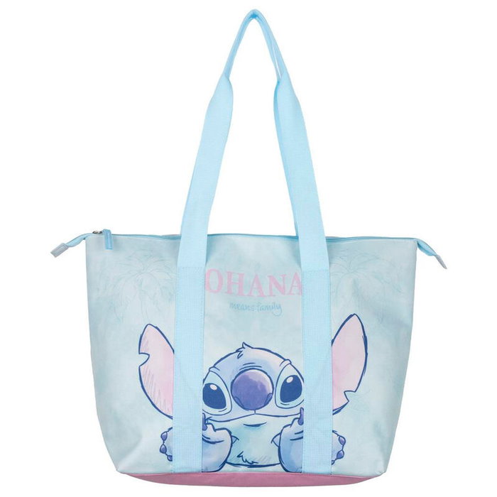 Cerdá Sac de plage Stitch Bleu clair et rose