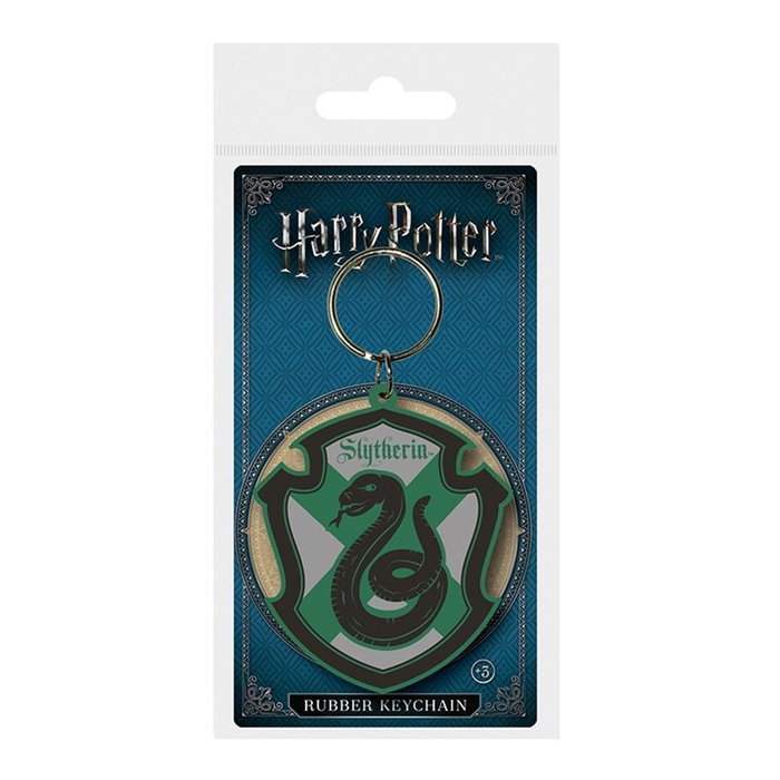 Pyramid Porte-clés Harry Potter Slytherin Bouclier en Caoutchouc Pyramid Porte-clés Harry Potter Slytherin Bouclier en Caoutchouc