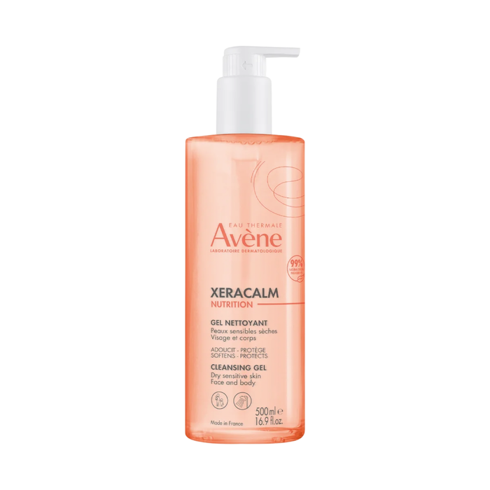 Avene XeraCalm Nutrition Gel Nettoyant Réparateur pour Peaux Sèches et à Tendance Atopique, Flacon 500 ml Avene XeraCalm Nutrition Gel Nettoyant Réparateur pour Peaux Sèches et à Tendance Atopique, Flacon 500 ml