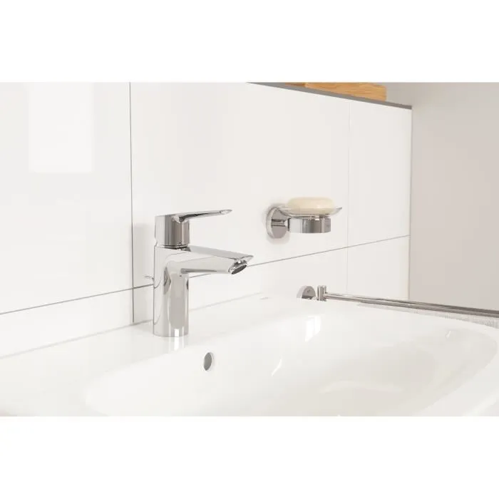 GROHE Mitigeur de lavabo monocommande QUICKFIX Start Chromé - Économiseur d'eau - Kit d'installation facile inclus GROHE Mitigeur de lavabo monocommande QUICKFIX Start Chromé - Économiseur d'eau - Kit d'installation facile inclus